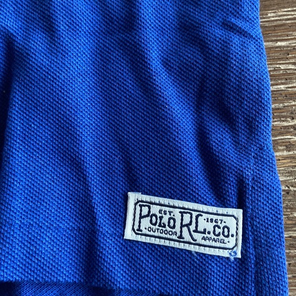 Polo Ralph Lauren Boys Polo Mesh Blue Size 14-16 NWT - Picture 6 of 6